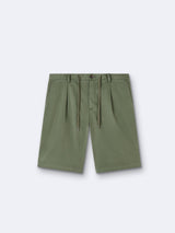Bermuda regular en coton - Kaki