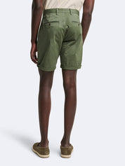 Bermuda homme slim coton organique Devred adapté handicap, ceinture élastique intégrée pour mobilité réduite membres inférieurs – Adapt and Joy