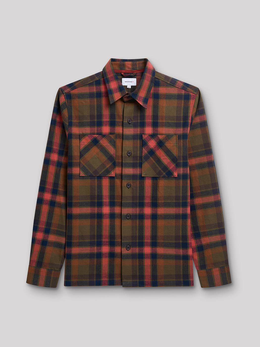 Chemise regular à carreaux