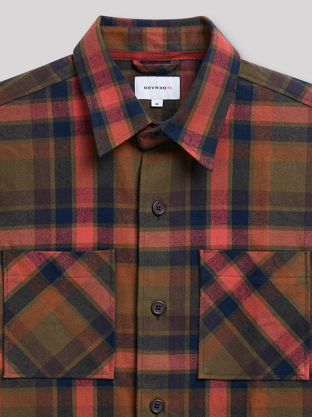 Chemise regular à carreaux