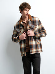 Surchemise regular à carreaux