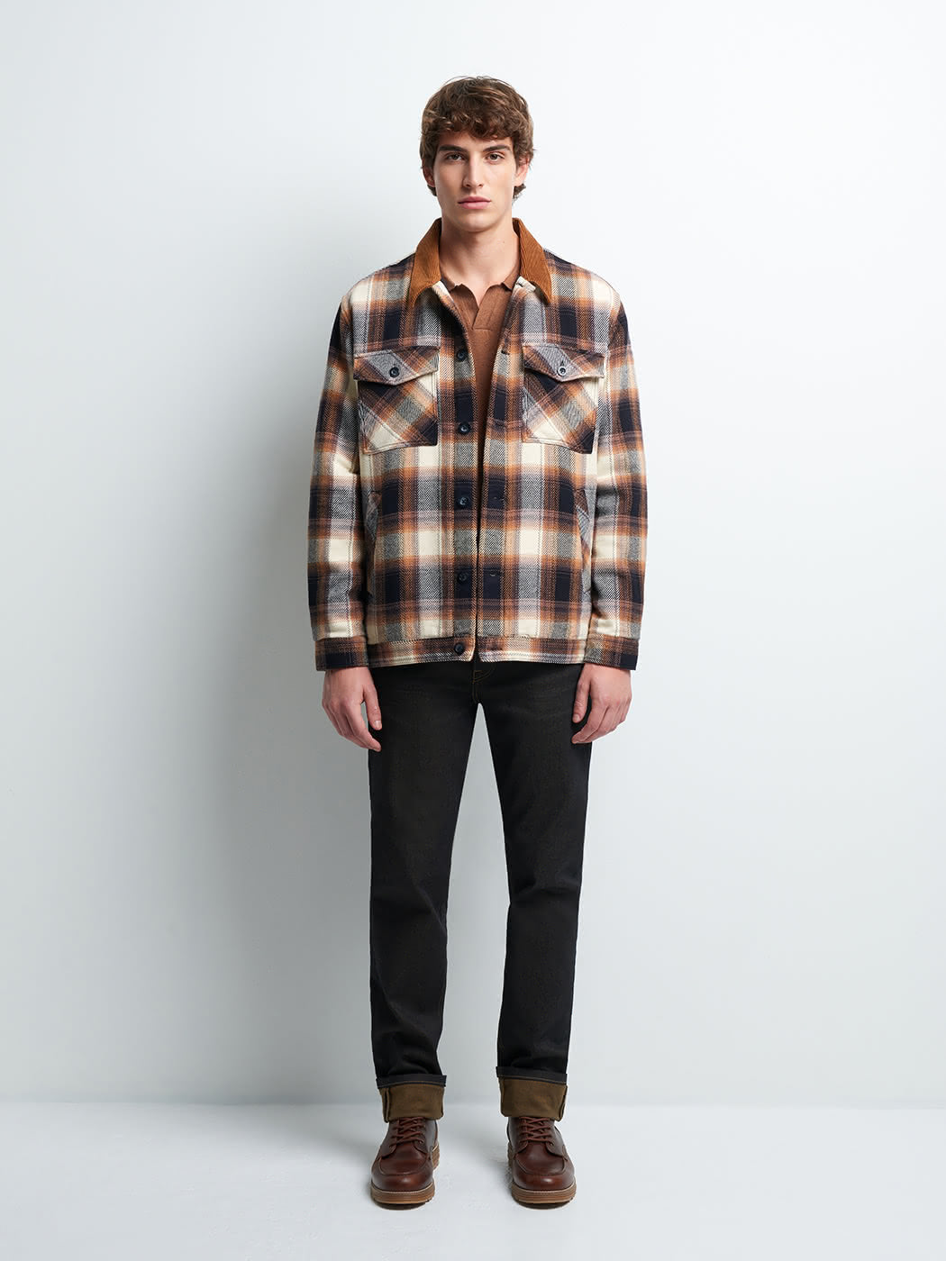 Surchemise regular à carreaux