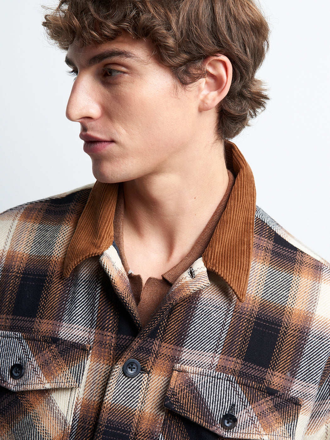 Surchemise regular à carreaux