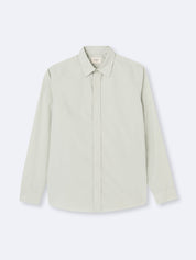 Chemise homme regular 100% coton uni L'Atelier Devred adaptée handicap, habillage facilité pour mobilité réduite des épaules – Adapt and Joy