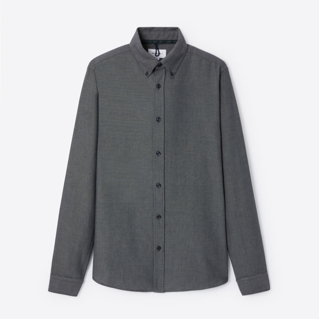 Chemise homme regular 100% coton uni L'Atelier Devred adaptée handicap, habillage facilité pour mobilité réduite des épaules – Adapt and Joy