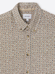 Chemise homme slim 100% coton fantaisie Devred, version adaptée motricité fine réduite et hémiplégie – Adapt and Joy