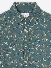 Chemise homme slim 100% coton fleurie Devred, adaptée handicap par Adapt and Joy