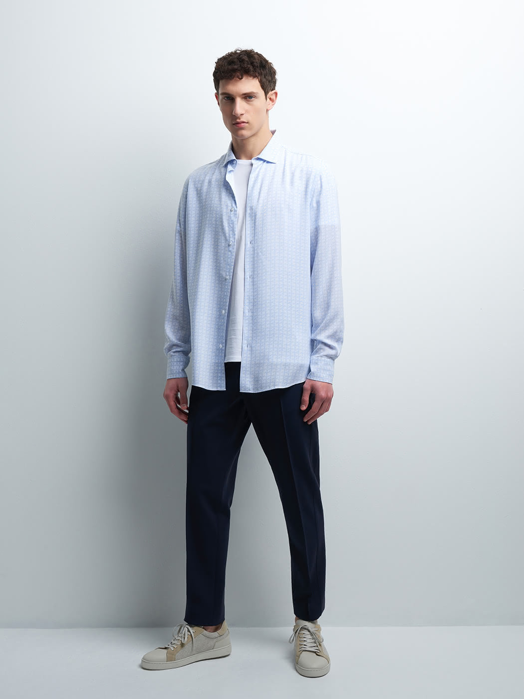 Chemise slim fleurie