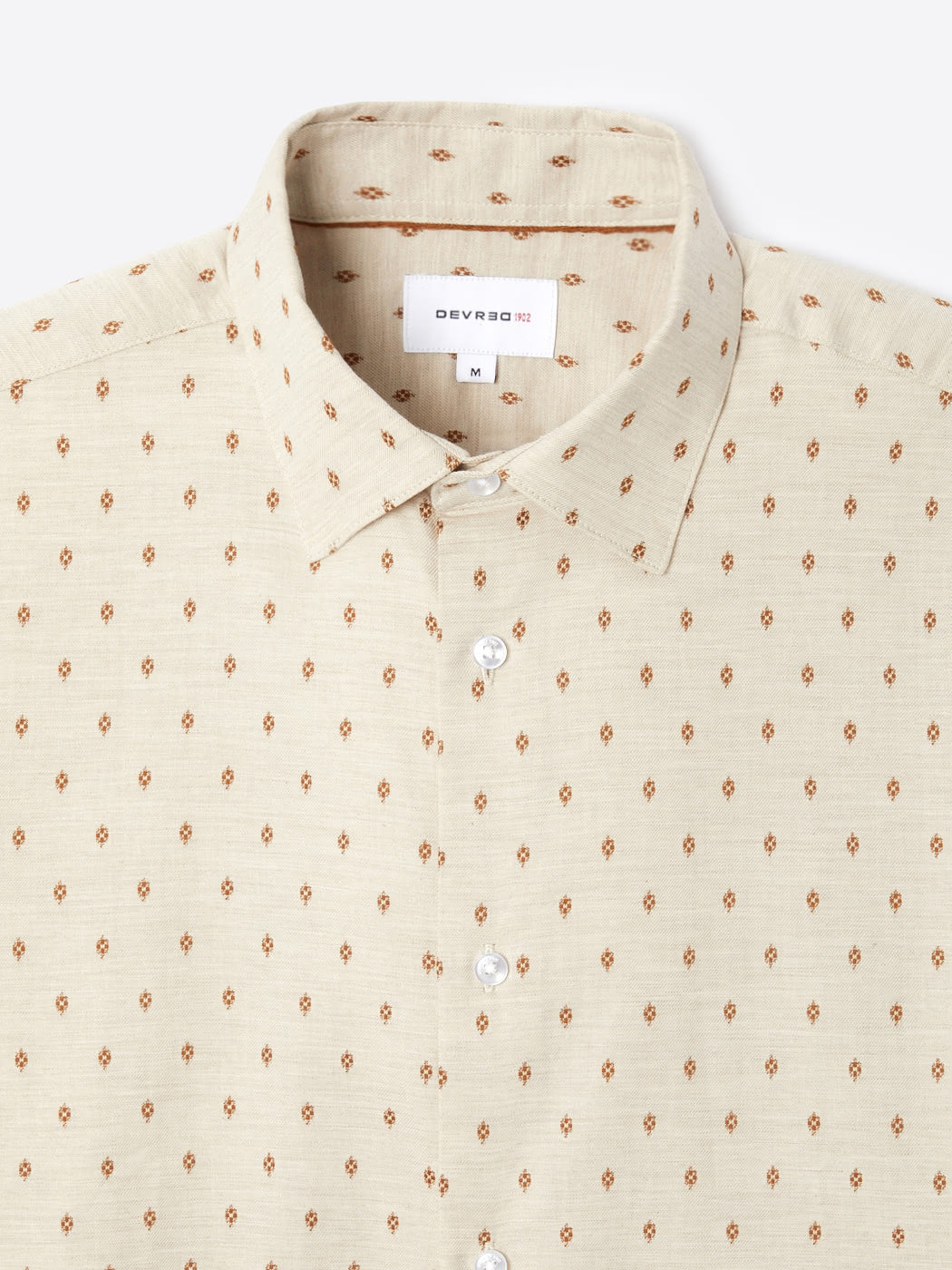 Chemise à pois 100% coton