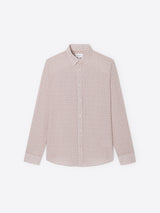 Chemise à motif en coton - Orange