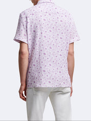 Chemise à manches courtes regular - Orchidée
