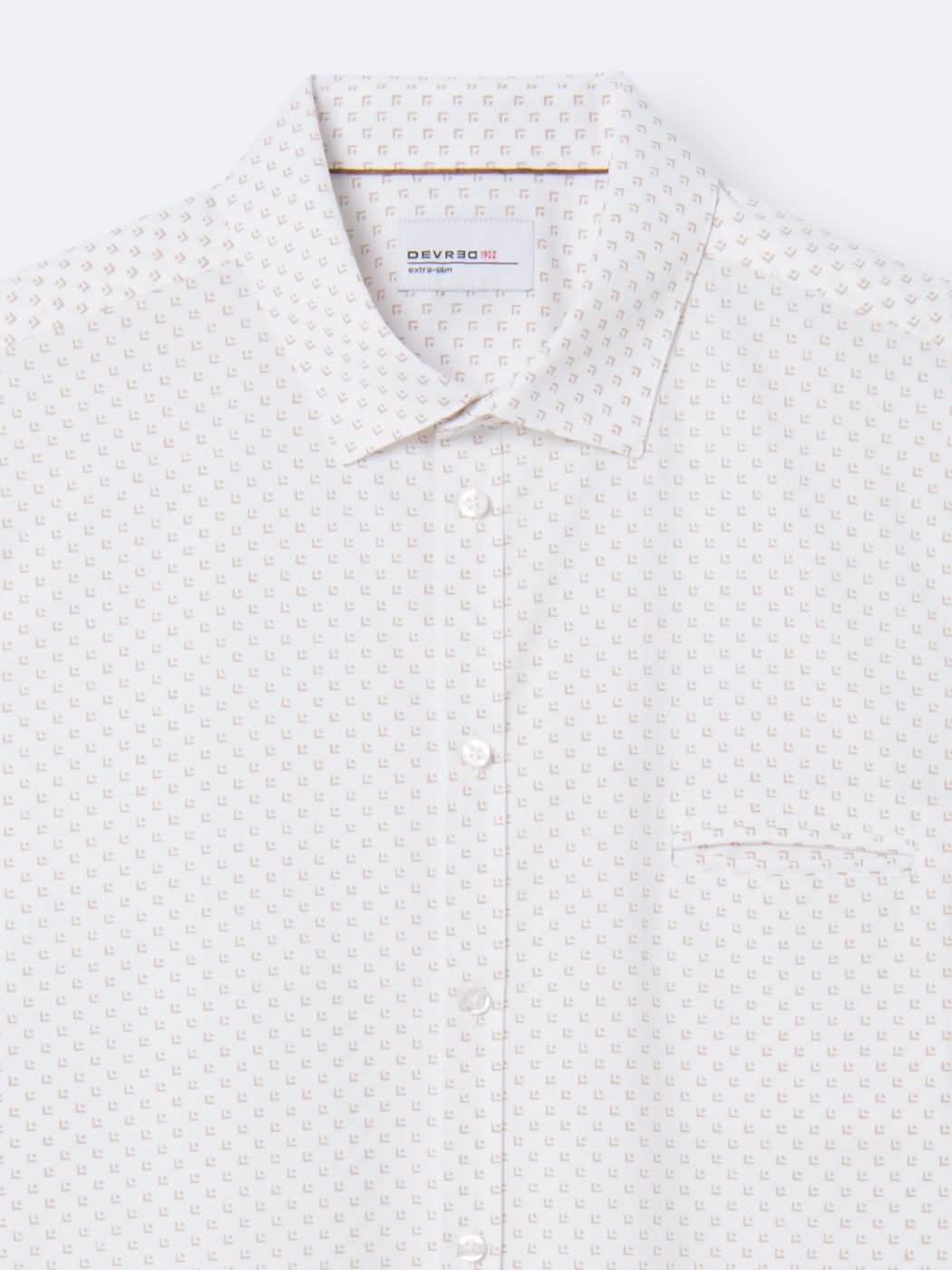 Chemise homme extra slim infroissable tissu traveler fleurie Devred adaptée handicap, fermeture velcro ou magnétique pour préhension difficile – Adapt and Joy