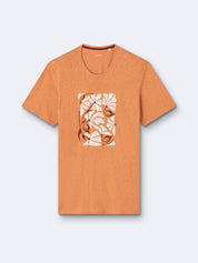 T-shirt homme regular coton viscose motif placé poitrine Devred adapté handicap, habillage facilité pour mobilité réduite des épaules – Adapt and Joy