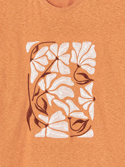 T-shirt homme regular coton viscose motif placé poitrine Devred adapté handicap, version adaptée motricité fine réduite et hémiplégie – Adapt and Joy