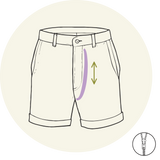 Short - Allonger la braguette