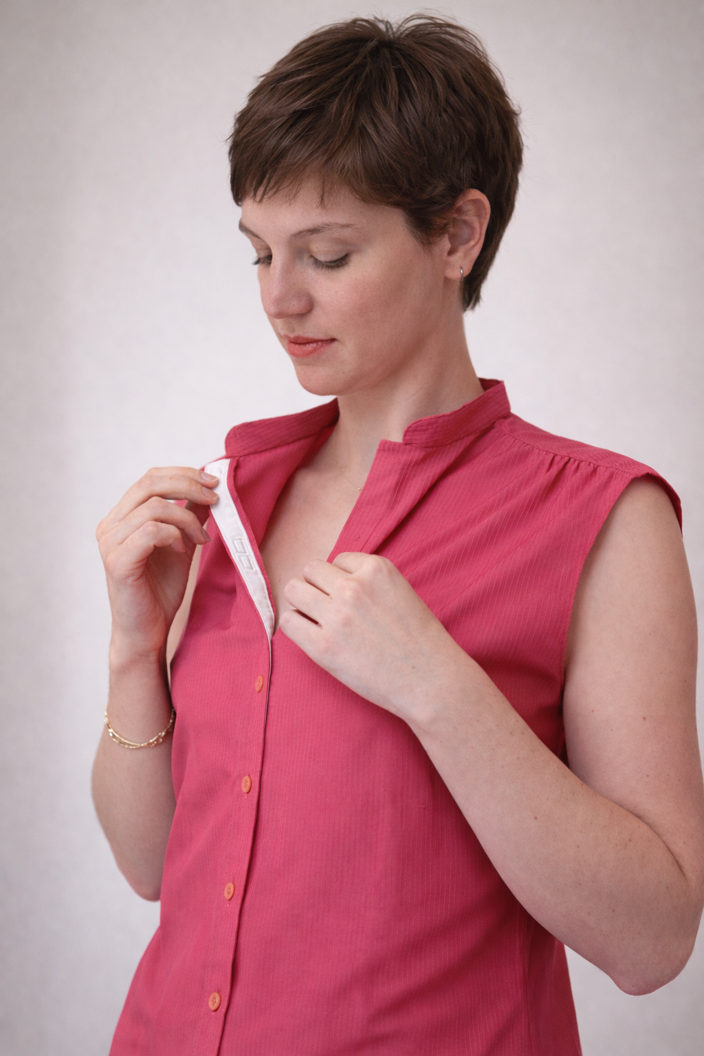 Chemise - Remplacement de boutonnière