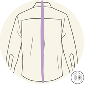 Chemise - Ouverture dans le dos - Milieu- Vêtements adaptés pour personne à mobilité réduite
