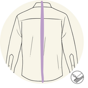 Chemise - Ouverture dans le dos - Milieu- Vêtements adaptés pour personne à mobilité réduite