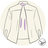Chemise - Ouverture façon blouse d'hôpital
