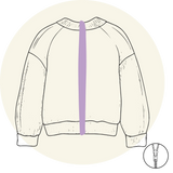 Gilet - Ouverture dans le dos - Milieu