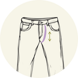 Pantalon & Jean - Allonger la braguette