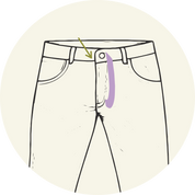 Pantalon & Jean - Changer la braguette avec une fermeture aimantée et le bouton par un scratch