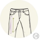 Pantalon & Jean - Ouverture sur la jambe