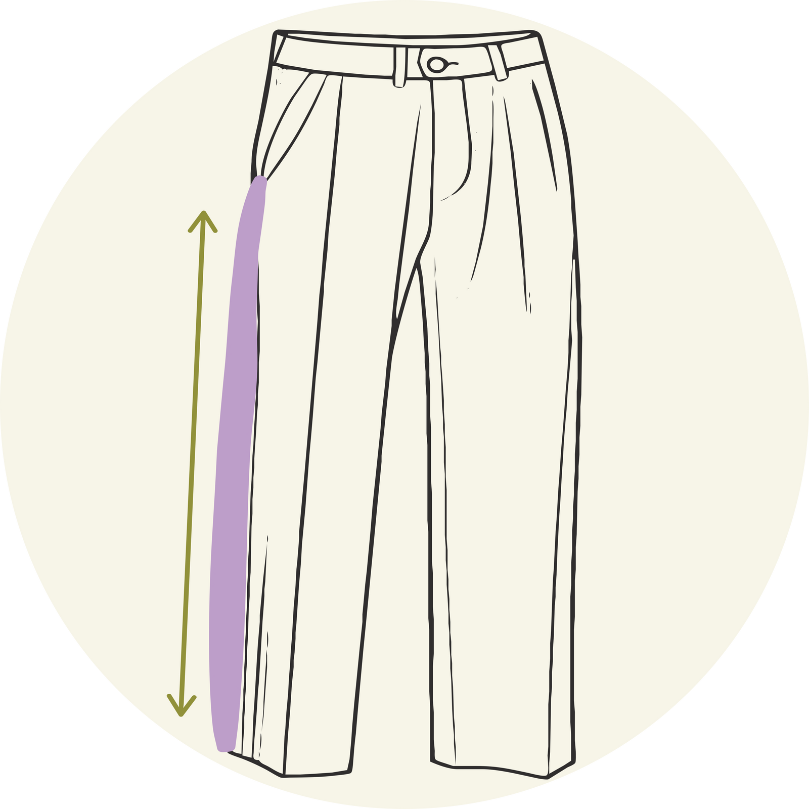 Pantalon & Jean - Ouverture jambe semi-complète- Vêtements adaptés pour personne à mobilité réduite