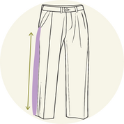 Pantalon & Jean - Ouverture jambe semi-complète- Vêtements adaptés pour personne à mobilité réduite