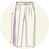 Pantalon & Jean - Ouverture jambe semi-complète