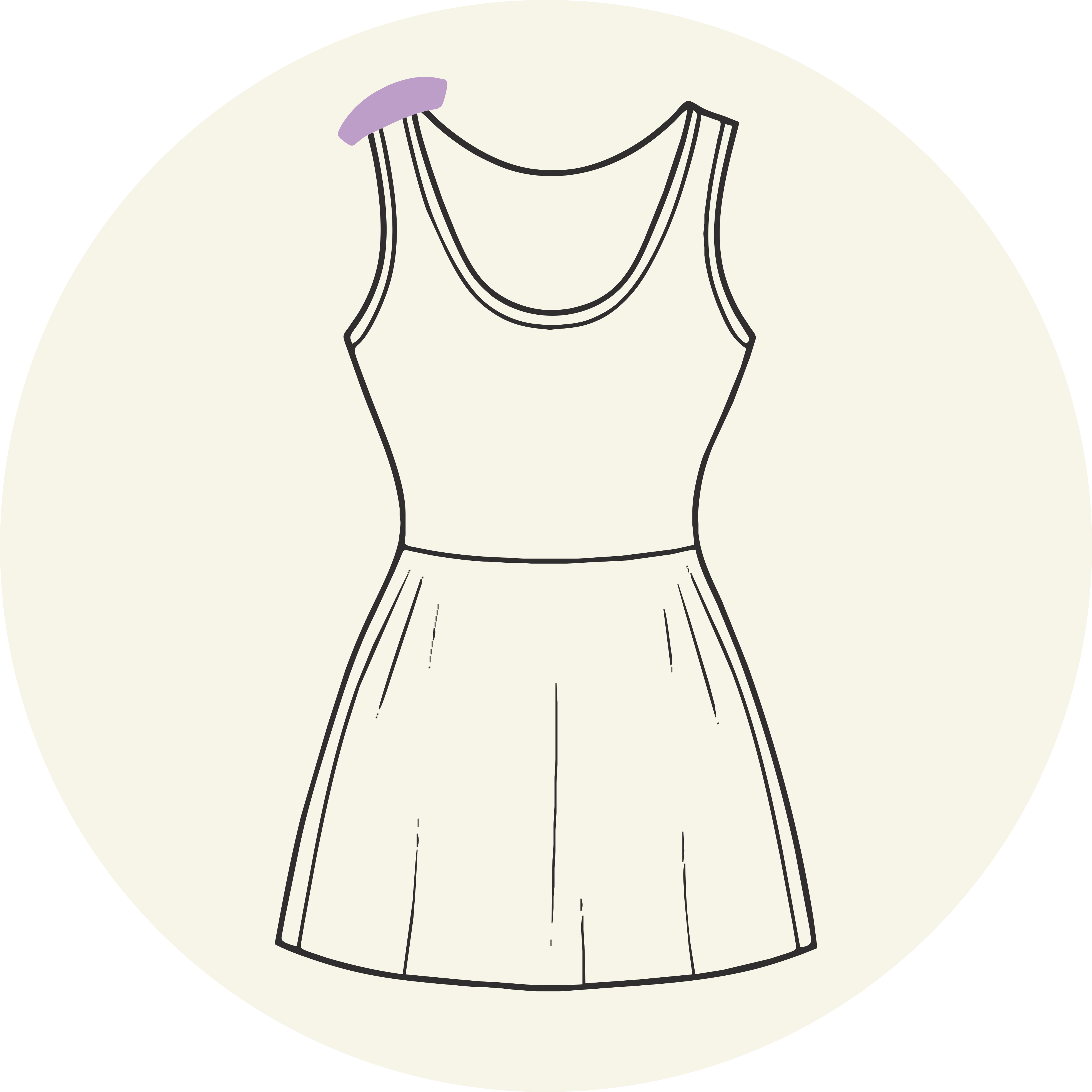 Robe - Ouverture épaule