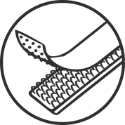 Type de matériau pour la retouche