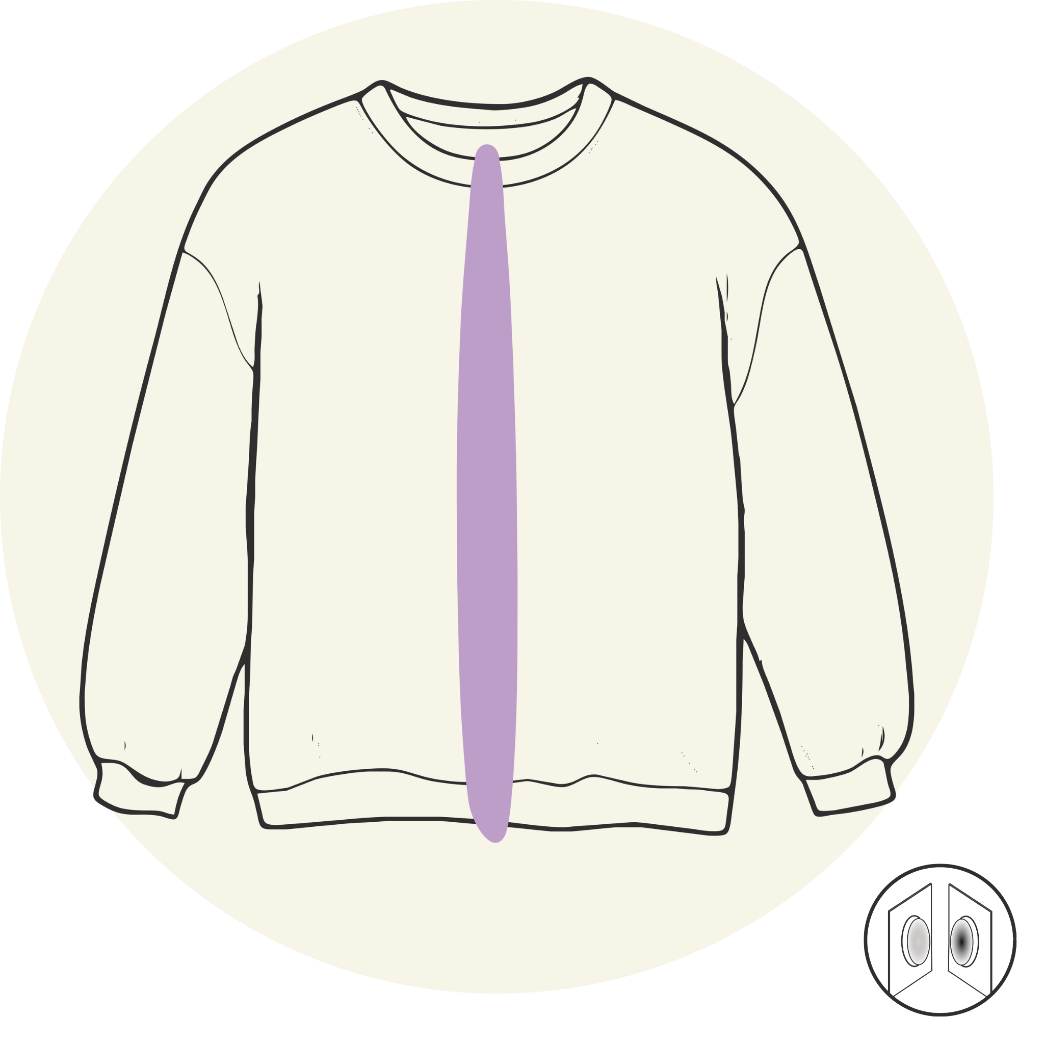 Sweat - Ouverture milieu devant