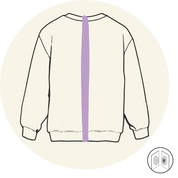 Sweat - Ouverture dans le dos - Milieu- Vêtements adaptés pour personne à mobilité réduite