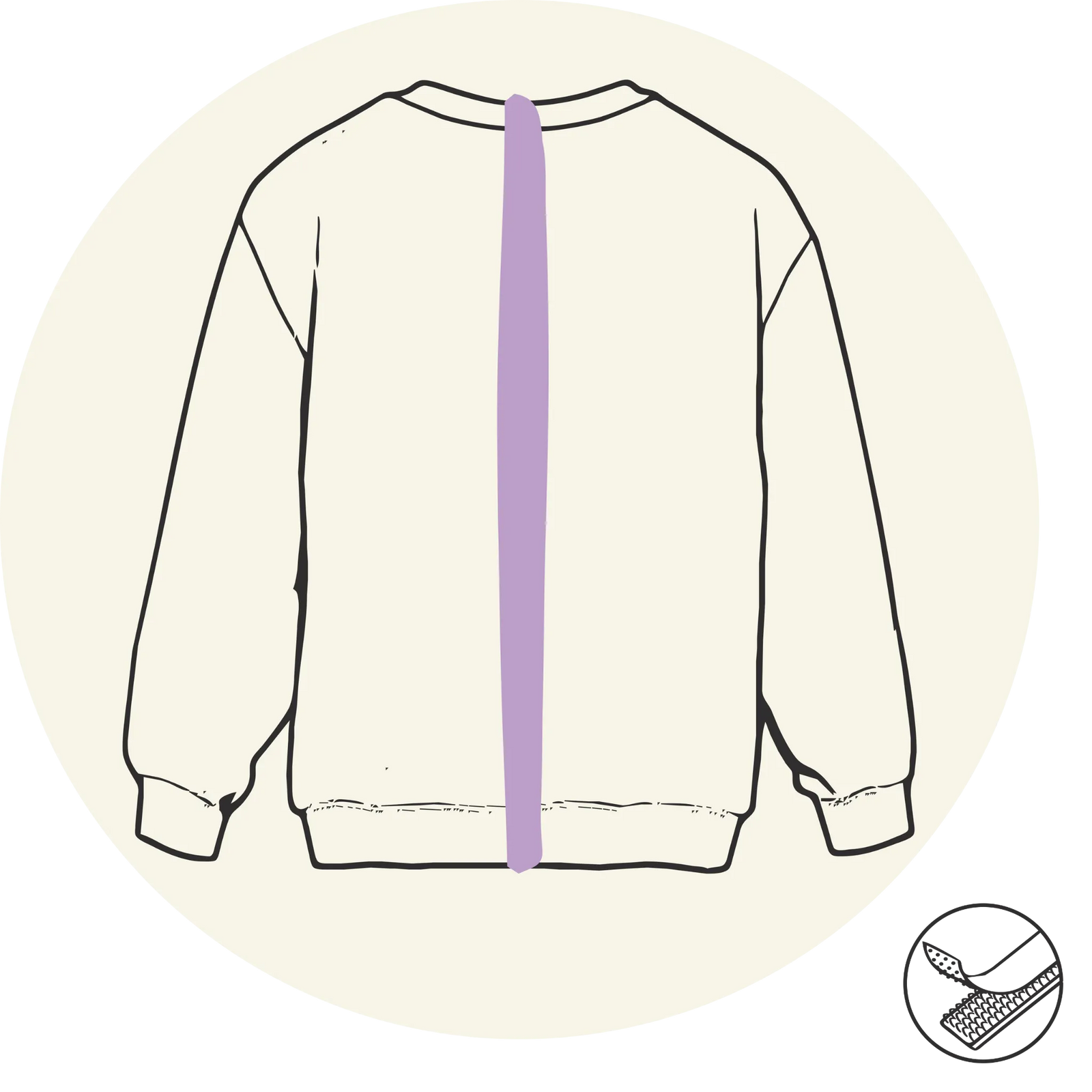 Sweat - Ouverture dans le dos - Milieu- Vêtements adaptés pour personne à mobilité réduite