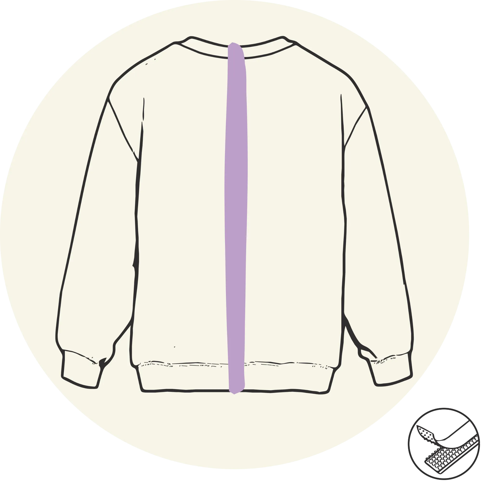 Sweat - Ouverture dans le dos - Milieu- Vêtements adaptés pour personne à mobilité réduite