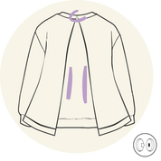 Sweat - Ouverture façon blouse d'hôpital- Vêtements adaptés pour personne à mobilité réduite