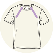 T-shirt adapté ouverture chimio chimiothérapie hospitalisation
